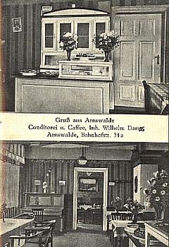 Arnswalde -- Konditorei Dams um 1925
