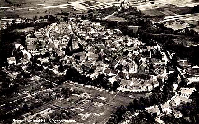 Reetz/Nm -- Luftfoto von um 1930