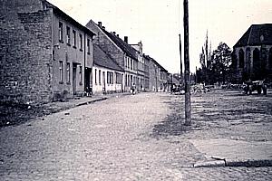 Dobiegniew -- Alte Markstra&szlig;e um 1955