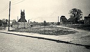 Dobiegniew -- Blick um 1955 &uuml;ber fr&uuml;here Altstadt