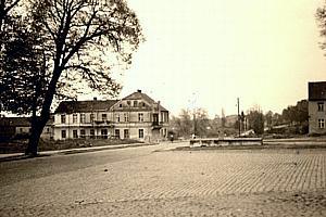 Dobiegniew -- Am Marktplatz um 1956