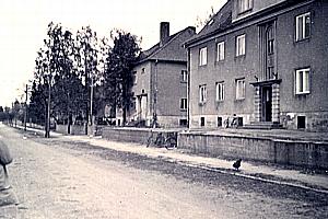 Dobiegniew -- Stra&szlig;e nach Wutzig um 1955