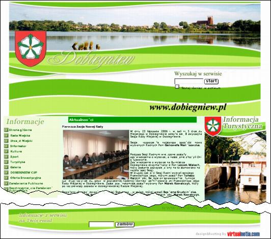 Dobiegniew -- Homepage 2006