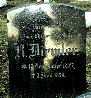 Dobiegniew -- Grabstein Diemler