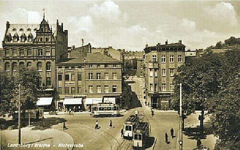Landsberg/Warthe -- Richtstra&szlig;e am Markt