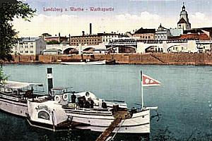 Landsberg/Warthe -- Dampfschiff