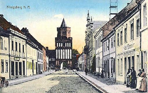 K&ouml;nigsberg/Nm -- Schwedter Tor um 1900