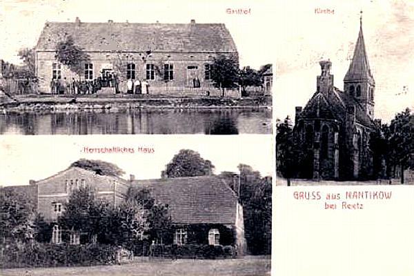 Nantikow -- 3 Ansichten des Dorfes