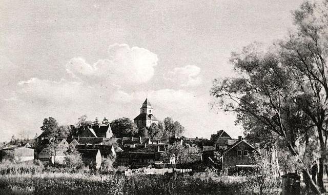 Neuwedell -- Blick vom Neuen Tor auf die Stadt