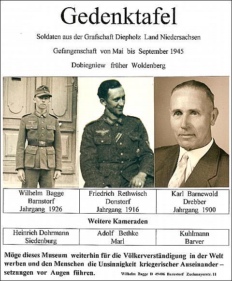 OfLag-IIC -- Gedenktafel von Wilhelm Bagge