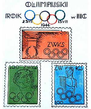 OfLag-IIC -- Olympia-Sondermarken 1944