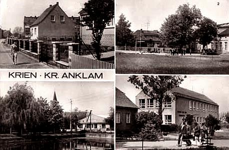 Krien/Kreis Anklam -- 4 Dorf-Ansichten