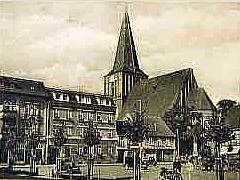 Dramburg -- Am Markt um 1910