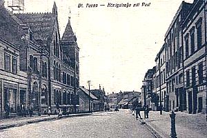 Deutsch Krone -- K&ouml;nigstra&szlig;e mit Post