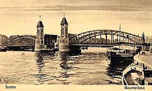 Stettin/Pm -- Die Baumbr&uuml;cke
