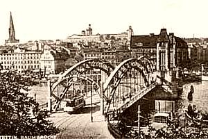 Stettin/Pm -- Baumbr&uuml;cke