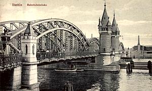 Stettin/Pm -- Bahnhofsbr&uuml;cke geschlossen