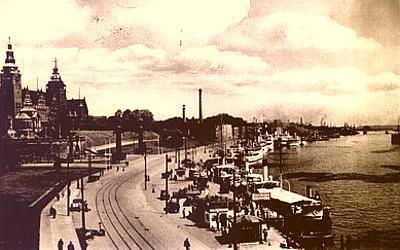 Stettin/Pm -- An der Oder mit Hafen