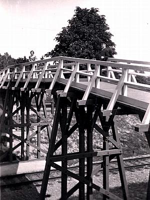 Woldenberg -- Fu&szlig;steg &uuml;ber die Eisenbahn