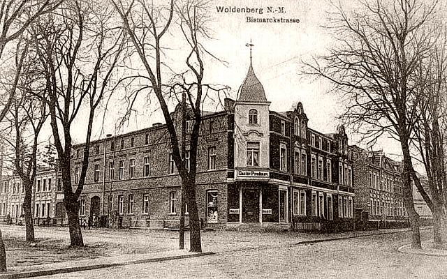 Woldenberg -- Bismarckstra&szlig;e etwa um 1925