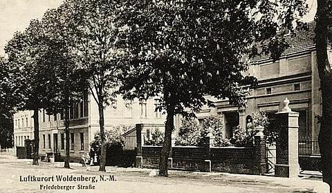 Woldenberg/Neumark -- Die vordere Friedeberger Stra&szlig;e