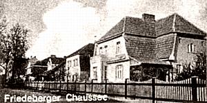 Woldenberg -- H&auml;user an Friedeberger Chaussee