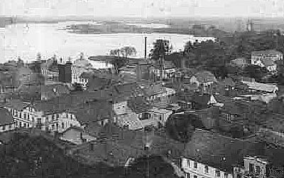 Woldenberg -- Kirchturm-Blick nach NO