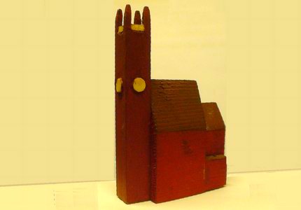 Kleine Marienkirche aus dem Woldenberg-Modell von 1958/59