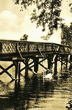 Woldenberg -- Neue Seebr&uuml;cke um 1943