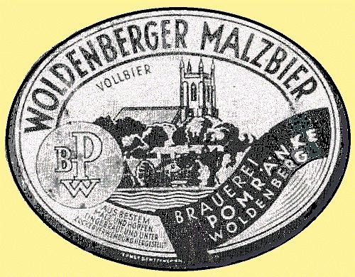 Woldenberger Malzbier der Brauerei Pomr&auml;nke