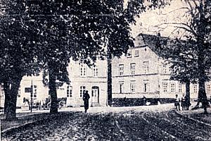 Woldenberg -- Blick auf Postberg um 1936