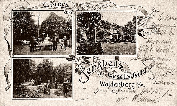 Woldenberg -- Senkbeils Gesellschaftshaus um 1908