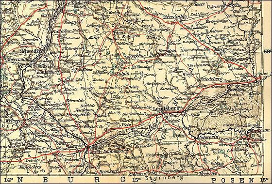 Die Neumark (Ost-Brandenburg) um 1911