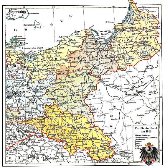 Ost-Deutschland 1914