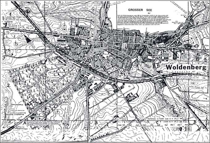 Woldenberg-Stadtplan von 1943